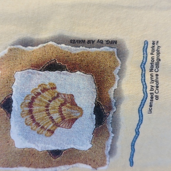 Anvil St Augustine Florida Vintage shirt XL Light Yellow Lynn Norton Parker y2k - Picture 7 of 10